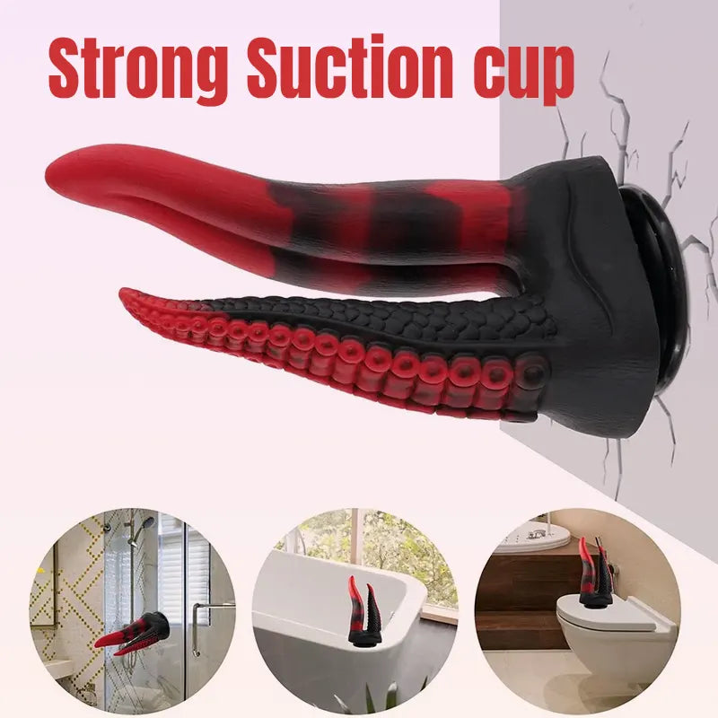 Dual-Ended Tentacle Dildo with Suction 