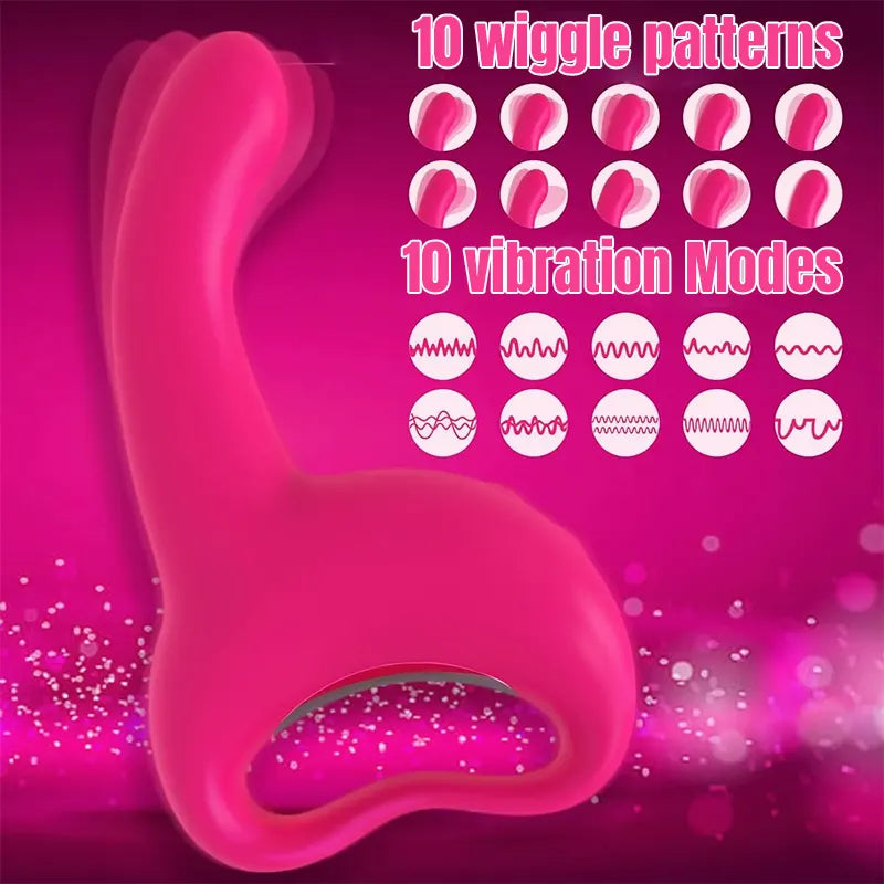 Handle G-spot Finger Swing Vibrator