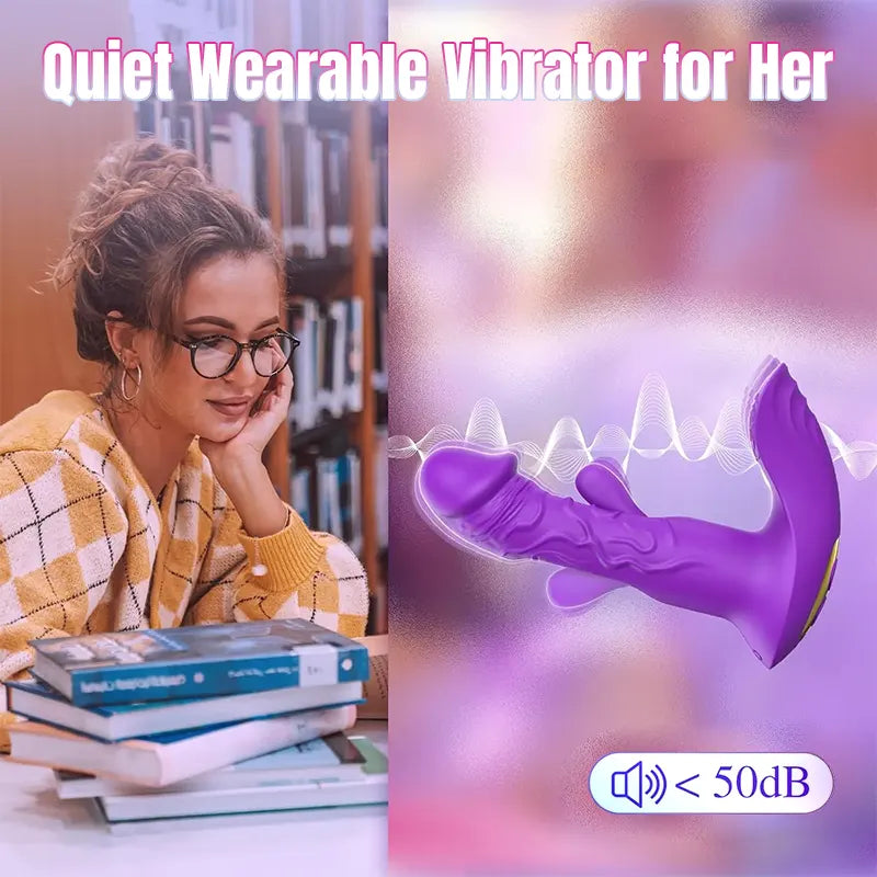 Flapping Dual-Stimulation Wearable Vibrator