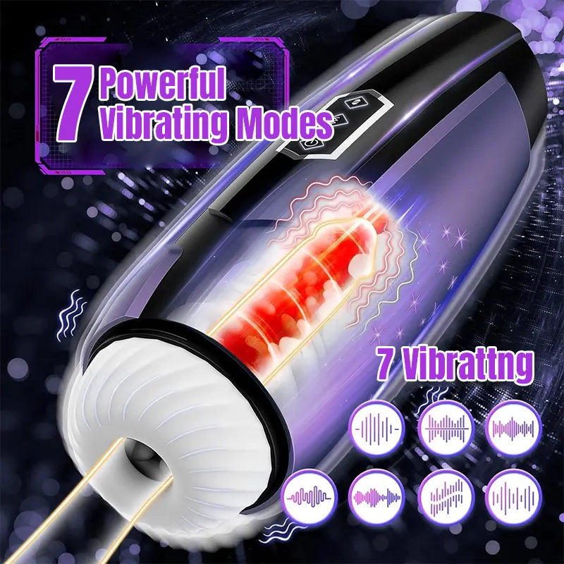 Automatic Thrusting &amp; Vibrating Masturbator