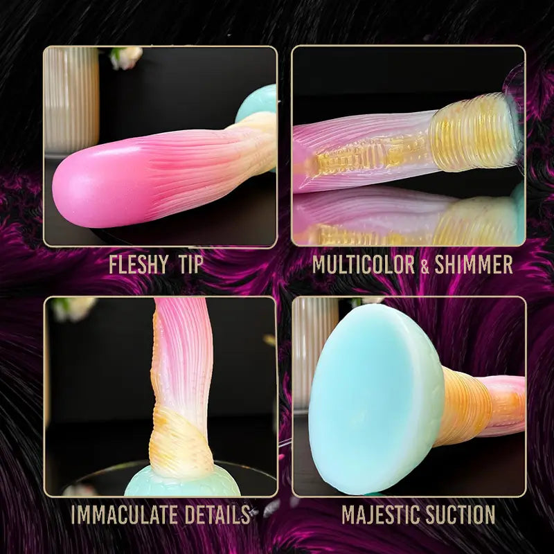 Liquid_Silicone_Colorful_Suction_Cup_Dildo