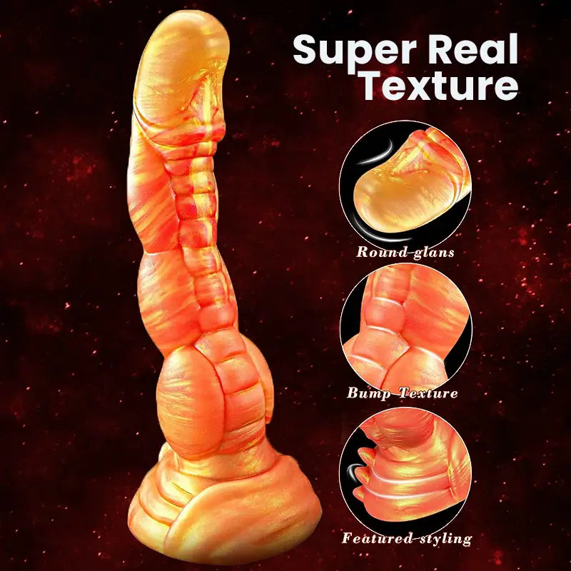 Golden_Orange_Scorpion_Tail_Dildo