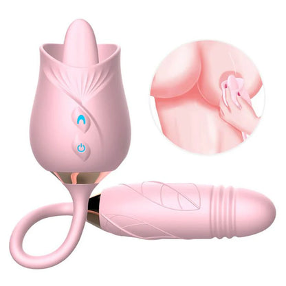 rose toy clit sucker vibrator pink