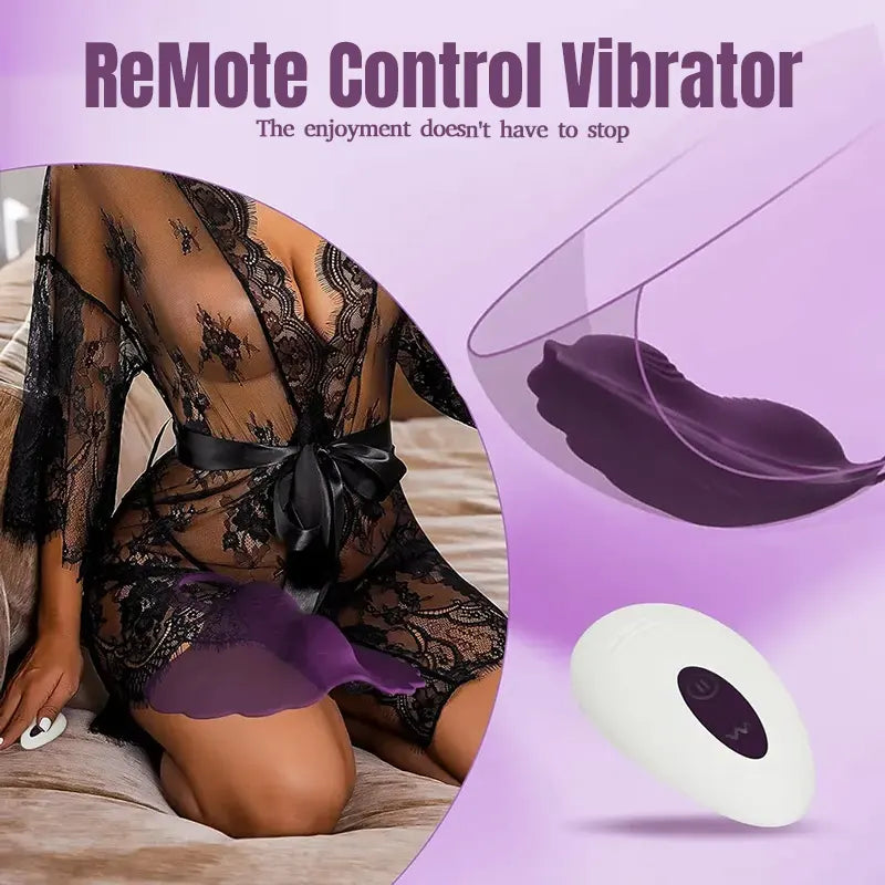 Shell Cushion Remote Control Vibrator