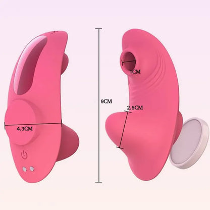 Wearable Remote Control Vibrator for Clitoral Stimulation