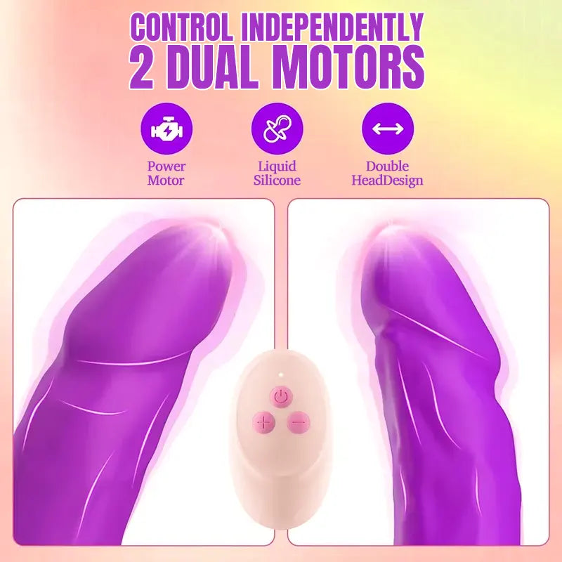 Dual Pleasure Remote-Controlled Double Dildo