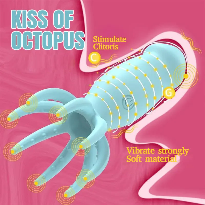 Octopus Vibrating Masturbator with 10 Modes