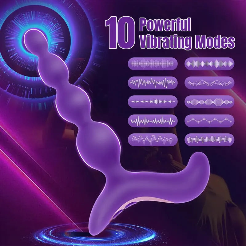 Anal Training Kit with Vibrating Anal Plug