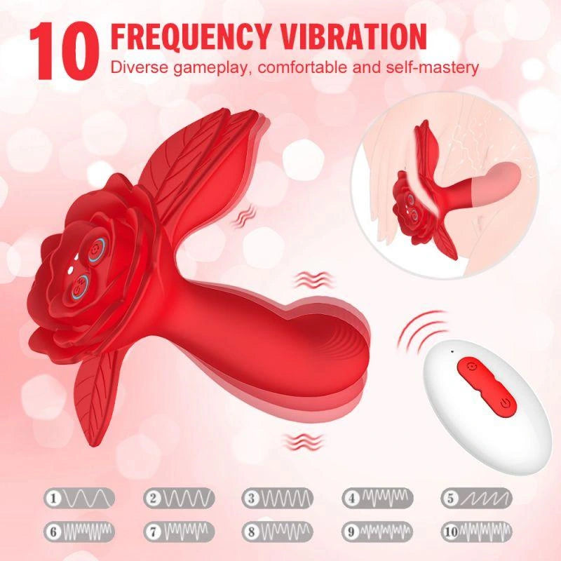 rose toy clit sucker vibrator red