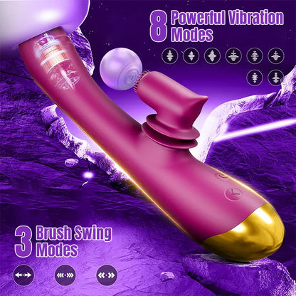 2-in-1 Brush G-Spot Vibrator