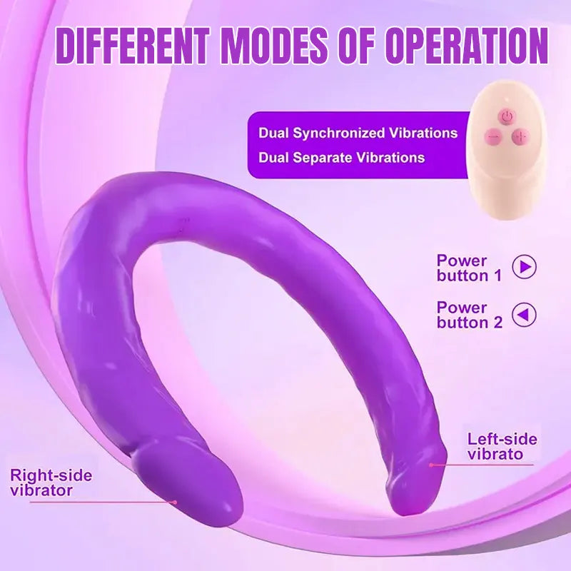 Dual Pleasure Remote-Controlled Double Dildo