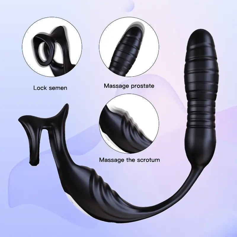 Retractable_Vibrating_Sperm_Locking_Prostate_Massager