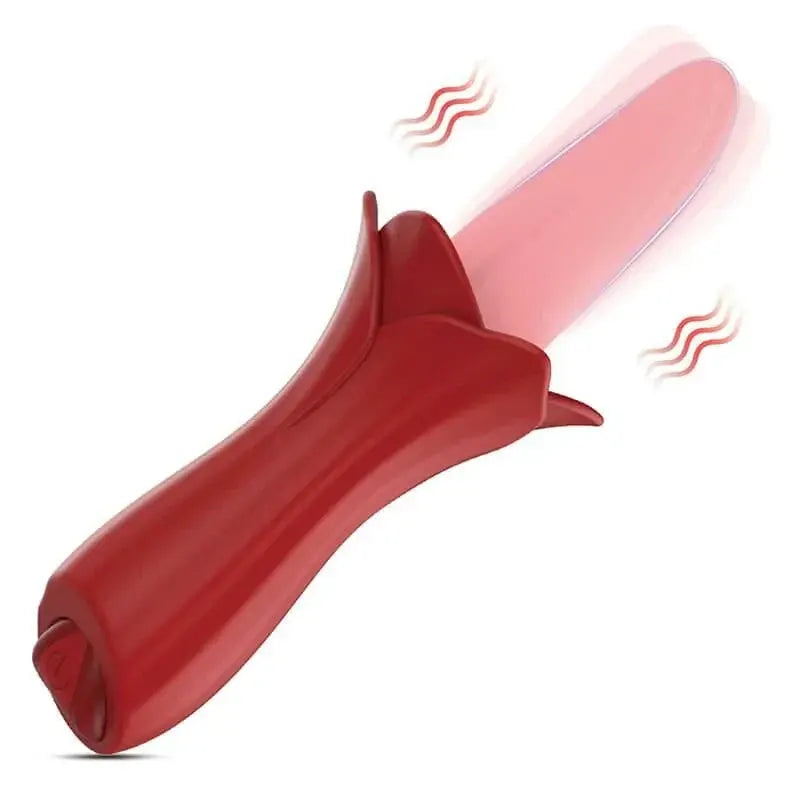 rose toy clit sucker vibrator red