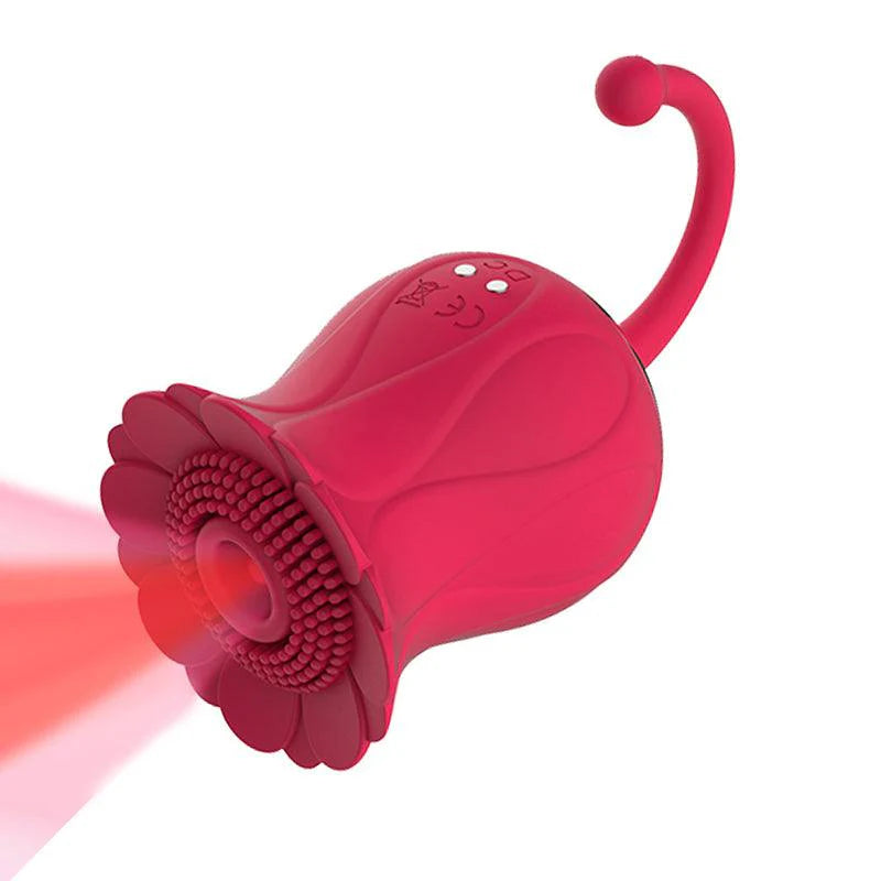 rose toy clit sucker vibrator red