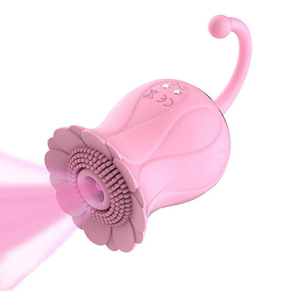 rose toy clit sucker vibrator pink