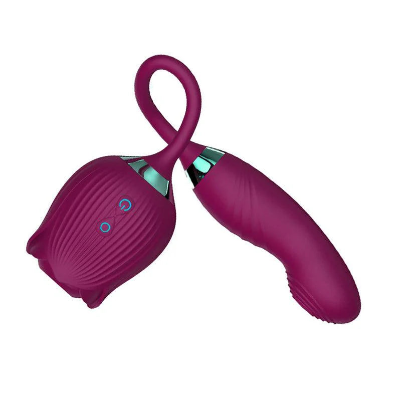 rose toy clit sucker vibrator purple