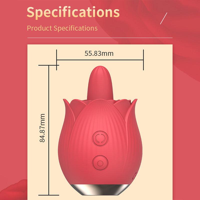 rose toy clit sucker vibrator red