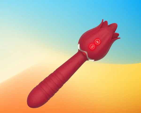 Inya Red Rose G-spot Licker Vibrator