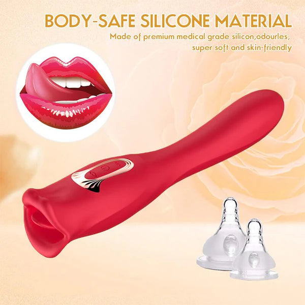 Tongue-Licking Clitoral Vibrator